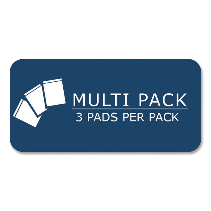 EnviroShades Legal Notepads, Wide/Legal Rule, (50) Blue 8.5 x 11 Sheets, 3/Pack