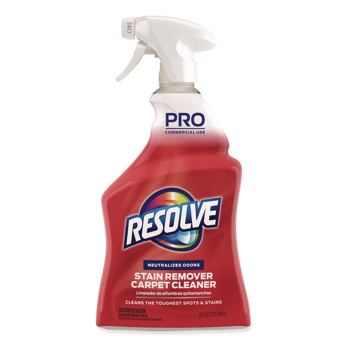 Carpet Cleaner, Unscented, 32 oz Spray Bottle, 12/Carton