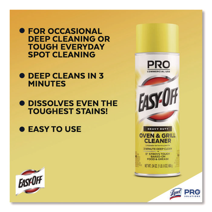 Oven and Grill Cleaner, 24 oz Aerosol Spray