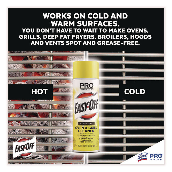 Oven and Grill Cleaner, 24 oz Aerosol  Spray, 6/Carton