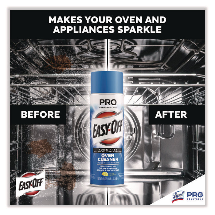 Fume-Free Max Oven Cleaner, Foam, 24 oz Aerosol Spray