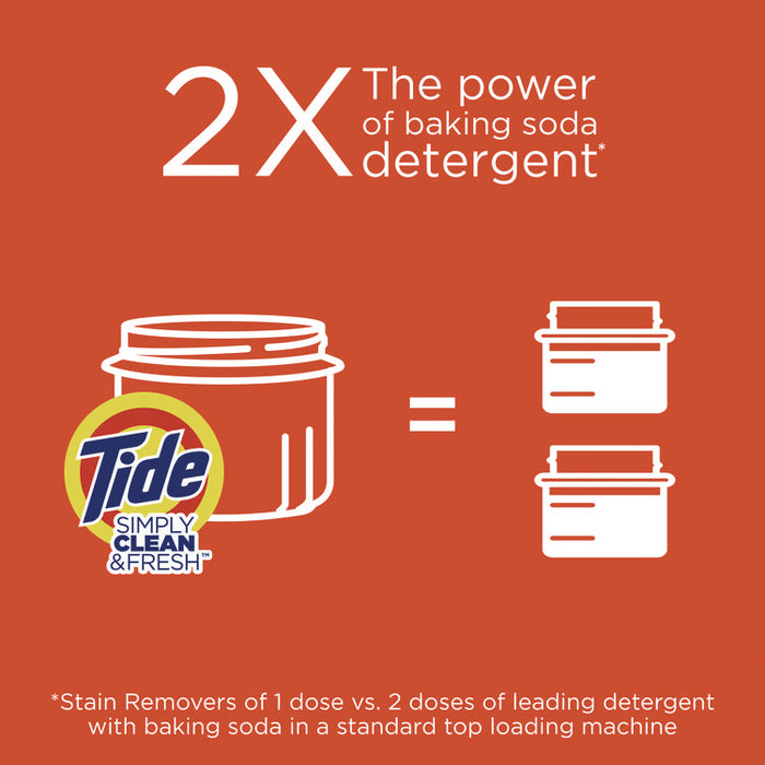 Simply Clean and Fresh Laundry Detergent, Daybreak Fresh Scent, 128 oz Bottle