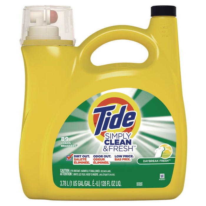 Simply Clean and Fresh Laundry Detergent, Daybreak Fresh Scent, 128 oz Bottle