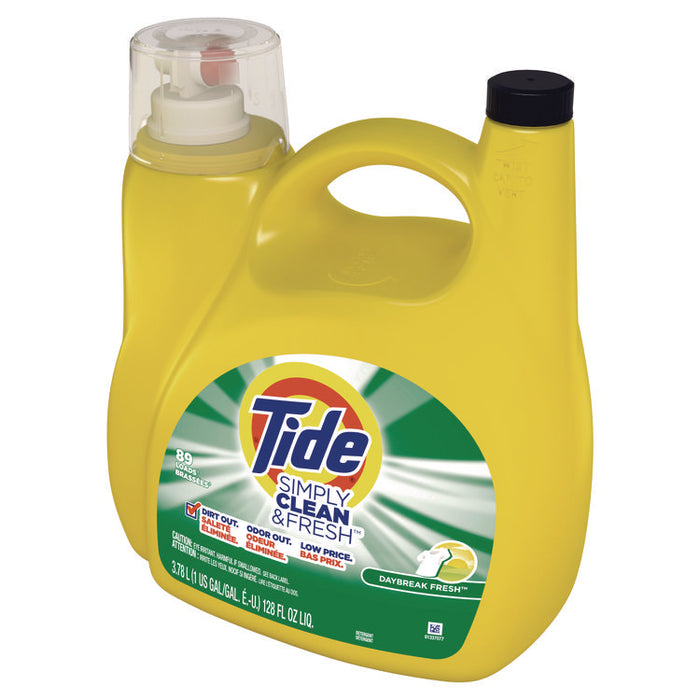 Simply Clean and Fresh Laundry Detergent, Daybreak Fresh Scent, 128 oz Bottle