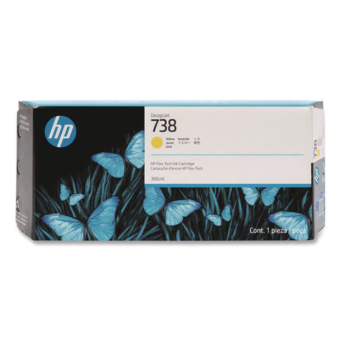 HP 738 (676N1A) Yellow Original DesignJet Ink Cartridge