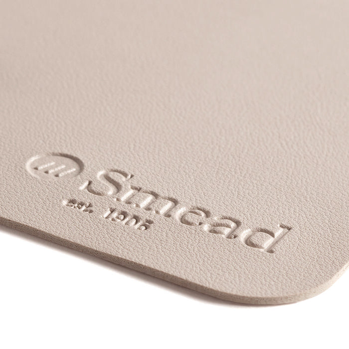 Vegan Leather Desk Pads, 31.5" x 15.7", Sandstone