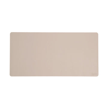 Vegan Leather Desk Pads, 31.5" x 15.7", Sandstone