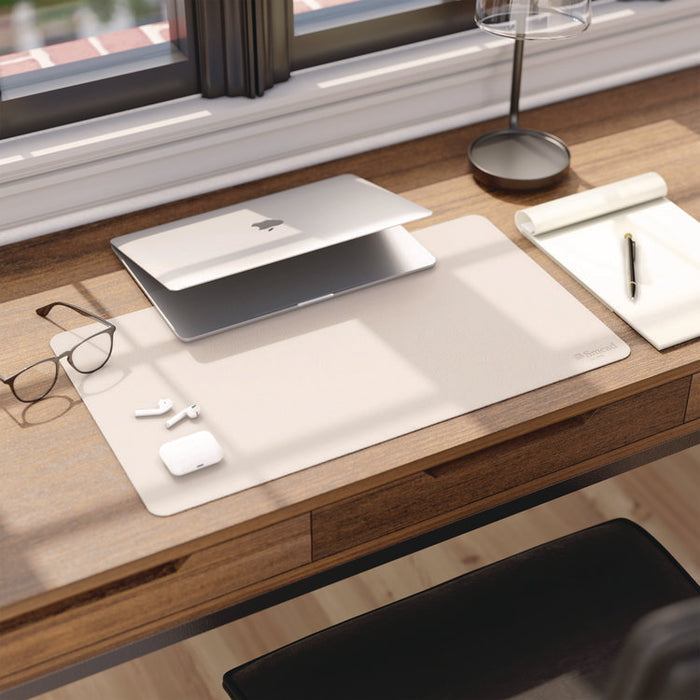 Vegan Leather Desk Pads, 23.6" x 13.7", Sandstone