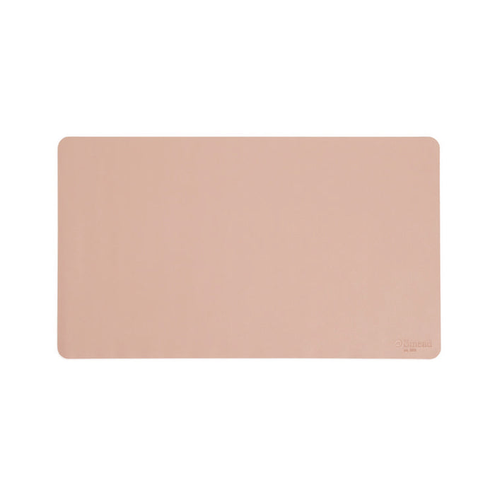 Vegan Leather Desk Pads, 23.6" x 13.7", Light Pink