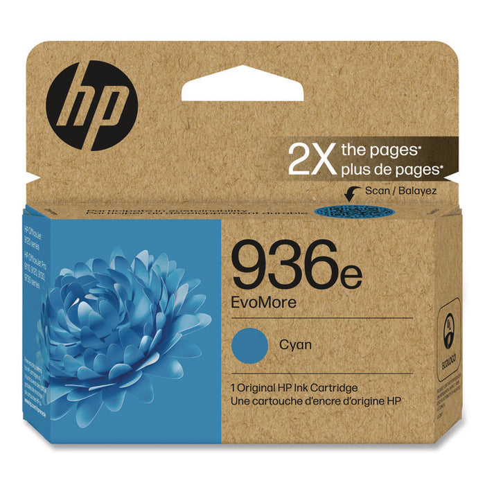 HP 936E, (4S6V3LN) Cyan Original Ink Cartridges