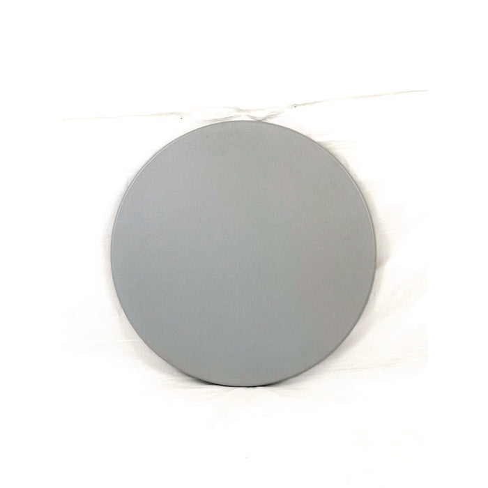 Topalit Tables, Round, 24" dia x 42"h, Silver Top, Black Aluminum Base/Legs