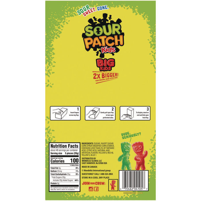 Fruit Flavored Candy, Grab-and-Go, 240 Pieces/Box