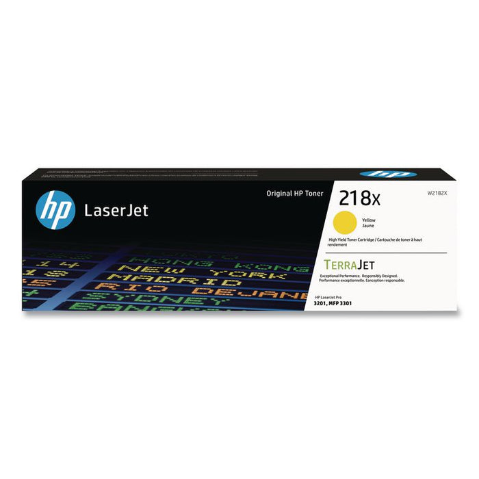HP 218X, (W2182X) High-Yield Yellow Original LaserJet Toner