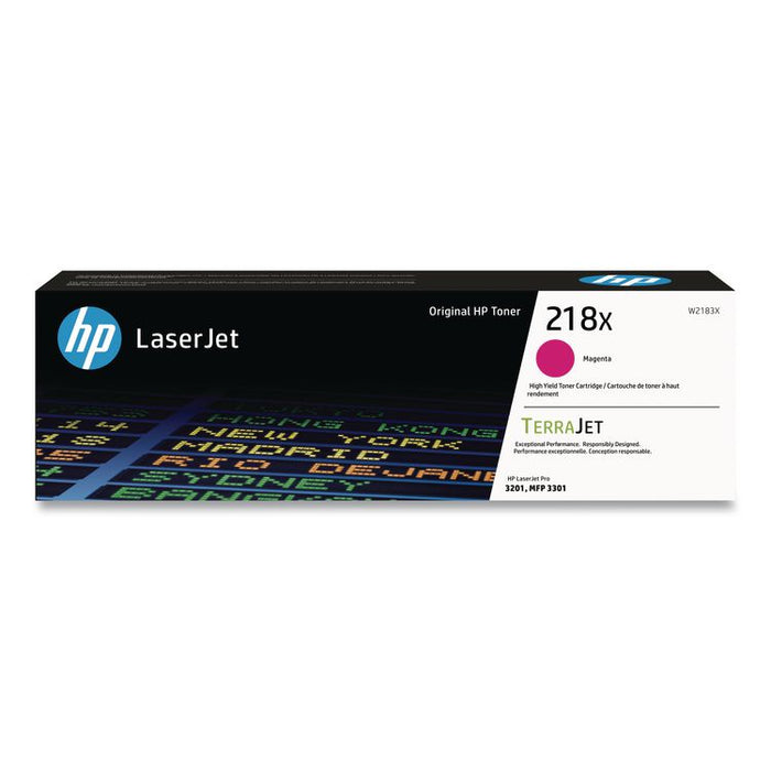 HP 218X, (W2183X) High-Yield Magenta Original LaserJet Toner