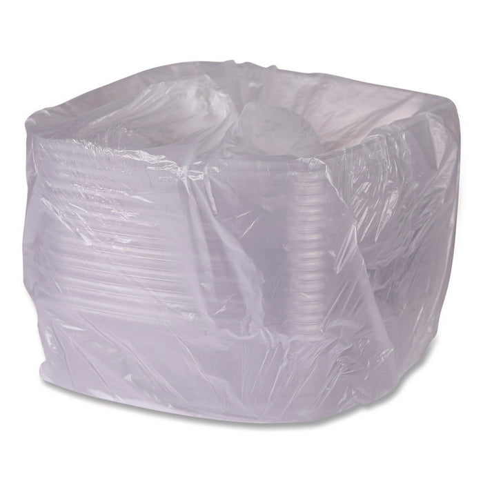 Vanguard Regalia Serving Tray Lids, 14.5 x 14.5 x 3.94, Clear, Plastic, 50/Carton