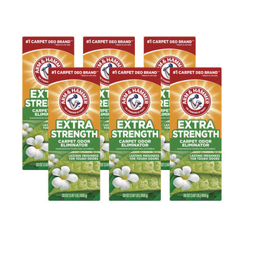Deodorizing Carpet Cleaning Powder, Fresh Scent, 30 oz Box, 6/Carton