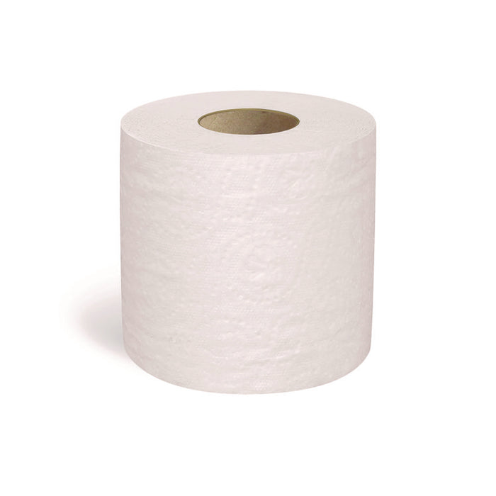 Two-Ply Toilet Tissue, Septic Safe, White, 125 ft Roll Length, 500 Sheets/Roll, 96 Rolls/Carton