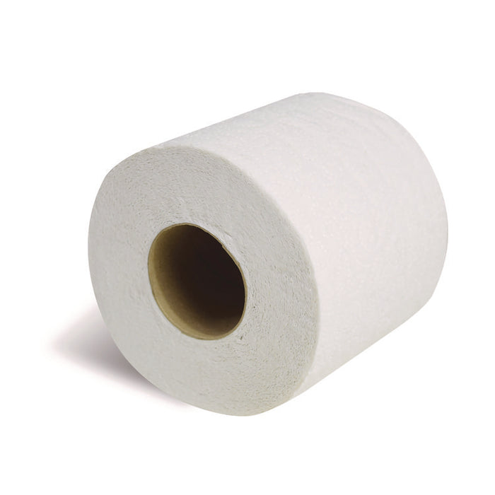 Two-Ply Toilet Tissue, Septic Safe, White, 125 ft Roll Length, 500 Sheets/Roll, 96 Rolls/Carton