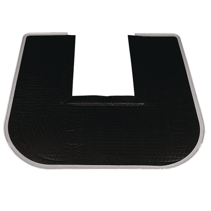 Disposable Urinal Floor Mat, U-Shaped, Orchard Zing Scent, Gray Non-Slip Perforated Surface, 23" x 21.63", 6/Carton