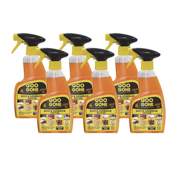Goo Gone Spray Gel - For Multipurpose - 12 fl oz (0.4 quart) - Recommended For: Sticker & Tape Remover, Gum Remover, Grease Remover, Tar Remover, Label Remover, Residue Remover, Oil Remover, Blood Remover, Lipstick Remover, Mascara Remover, Permanent Mark