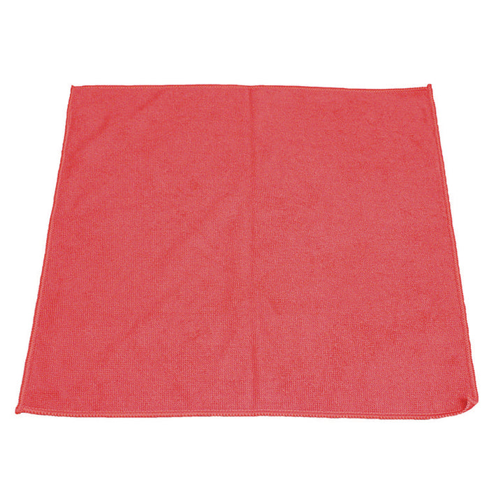 Lightweight Microfiber Cloths, 16 x 16, Red, 240/Carton