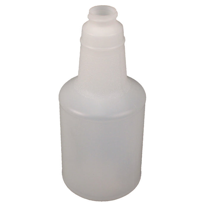 Plastic Bottles with Graduations, 24 oz, Clear, 24/Carton