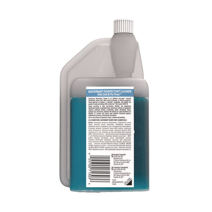 Quaternary Disinfectant Cleaner, 32 oz Bottle, 6/Carton