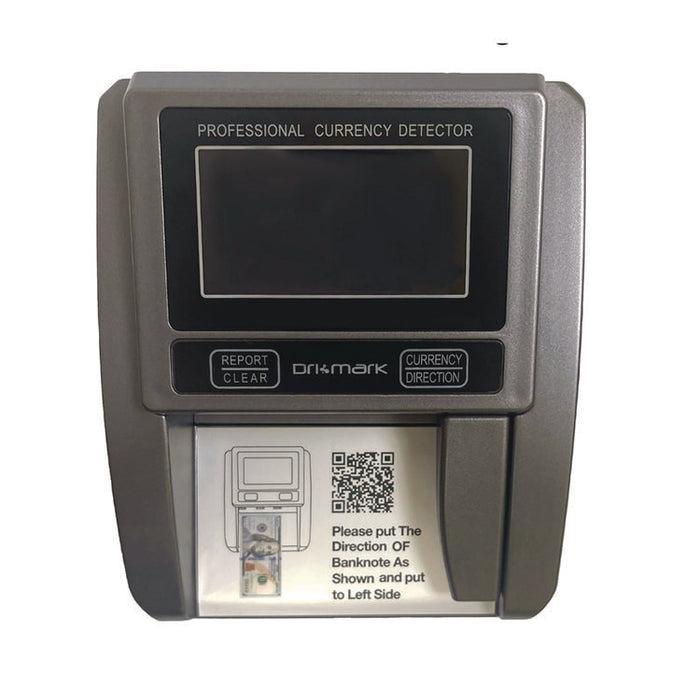 Counterfeit Detector Machine for USD, 5 Detection Methods, 4.5" x 5.5" x 3.5", Black