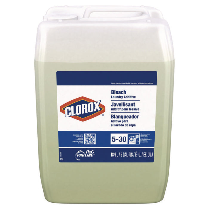 Clorox Bleach Laundry Additive, Fresh Scent, 5 gal Bottle