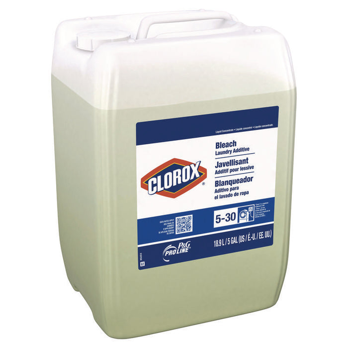 Clorox Bleach Laundry Additive, Fresh Scent, 5 gal Bottle