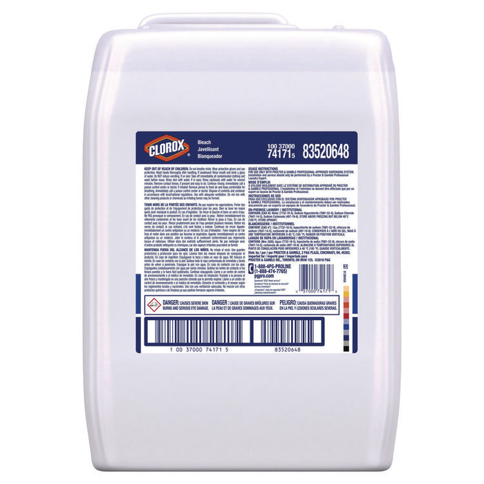Clorox Bleach Laundry Additive, Fresh Scent, 5 gal Bottle