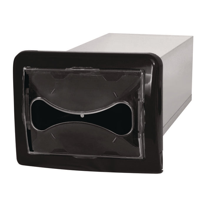 Tandem In-Counter Interfold Napkins Dispenser, 6.25 x 18 x 6.5, Black
