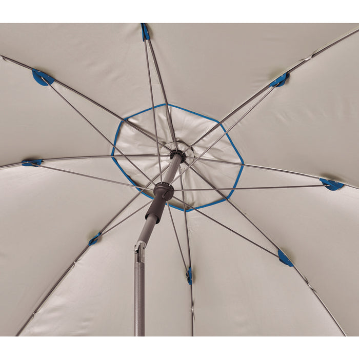Shax 6100 Lightweight Work Umbrella, 90" Span, 92" Long, Blue Canopy
