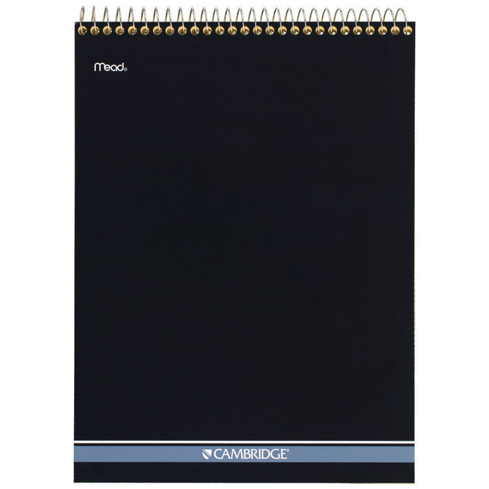 Stiff-Back Wire Bound Notepad, Canary/Blue Cover, Wide/Legal Rule, (70) Canary Yellow 8.5 x 11 Sheets