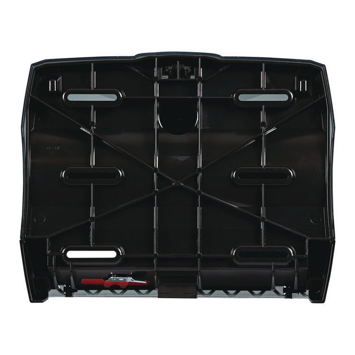 Xtra Twin-Roll Controlled Bath Tissue Dispenser, 11.13 x 7.38 x 8.88, Translucent Black