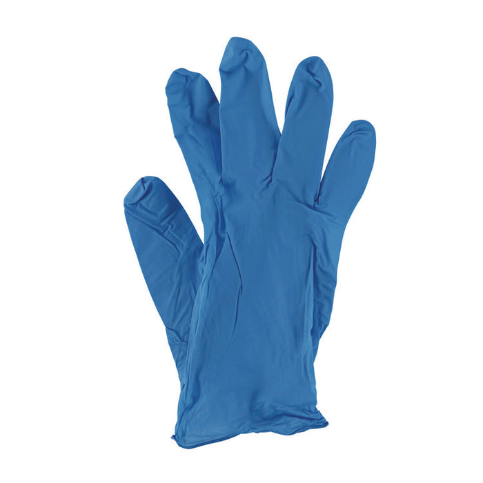 395 Series Disposable General-Purpose Nitrile Gloves, Powder-Free, Medium, 5 mil Thick, 9.5" Long, Blue, 100/Box, 10 Boxes/CT