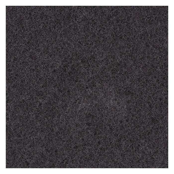 Stripping Floor Pads, 21" Diameter, Black, 5/Carton
