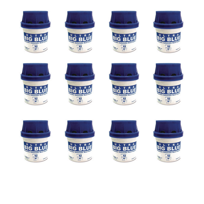 In-Tank Blue Automatic Toilet Bowl Cleaner, Unscented, 9 oz Canister, 12/Box