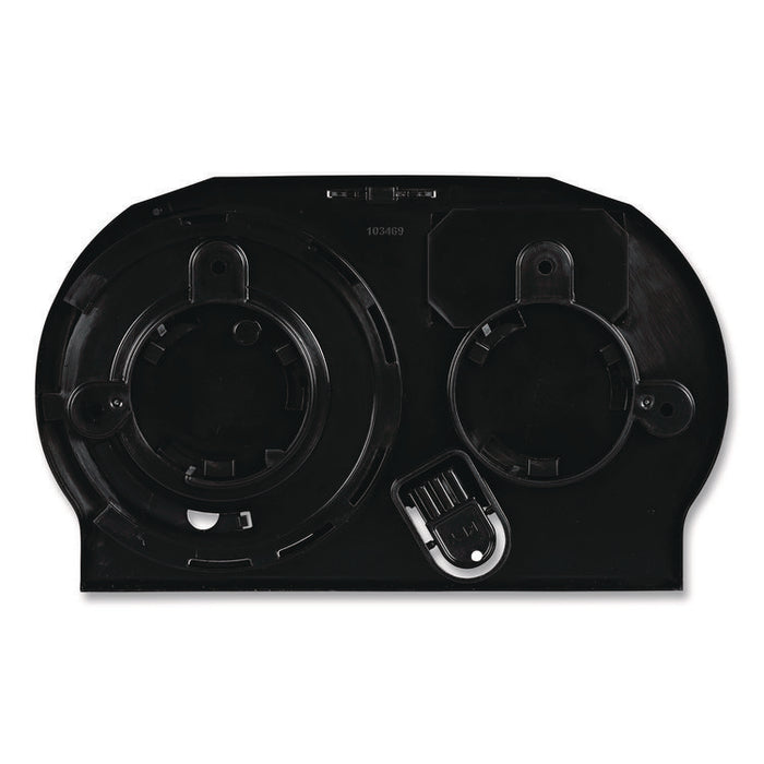 Standard Twin Toilet Tissue Dispenser, 13 x 6.75 x 8.75, Black
