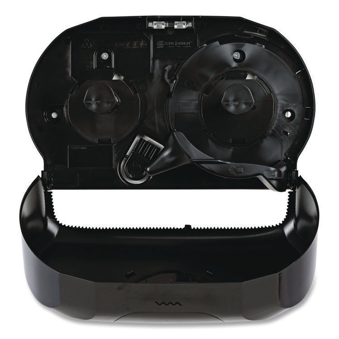 Standard Twin Toilet Tissue Dispenser, 13 x 6.75 x 8.75, Black