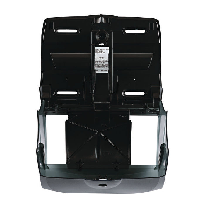 Xtra Twin-Roll Controlled Bath Tissue Dispenser, 11.13 x 7.38 x 8.88, Translucent Black