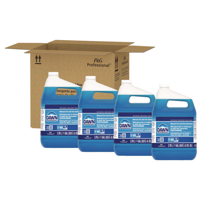 Manual Pot/Pan Dish Detergent, Original Scent, 1 gal Jug, 4/Carton