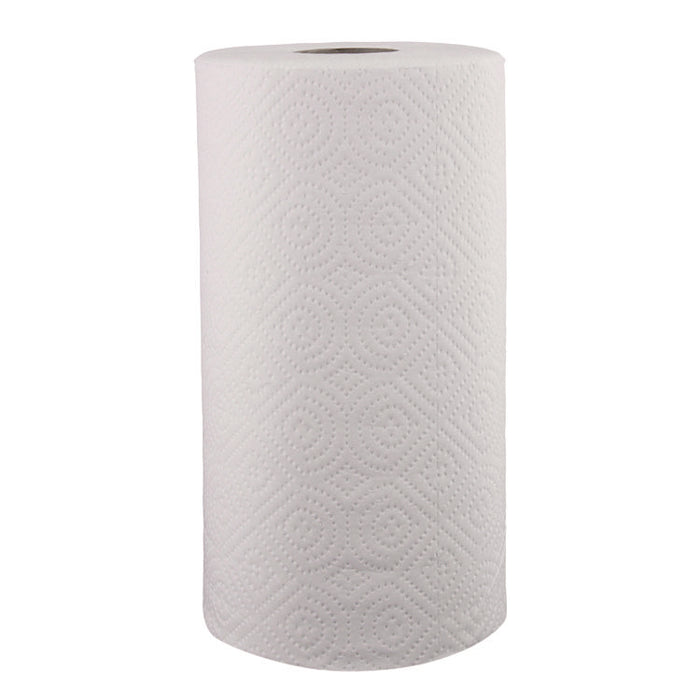 Kitchen Roll Towel, 2-Ply, 11 x 8.5, White, 250/Roll, 12 Rolls/Carton