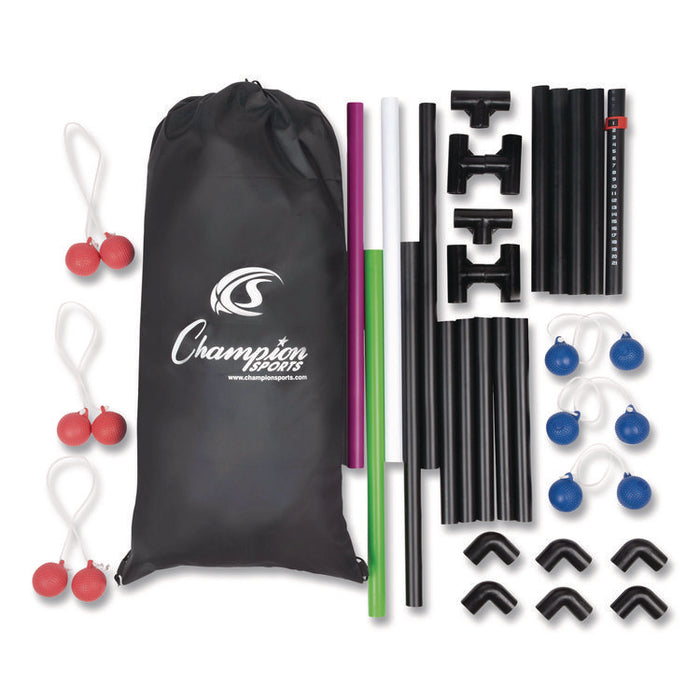 Ladder Ball Game Set, (2) 22" x 37.5" Ladders/(6) Bolas/Carry Bag