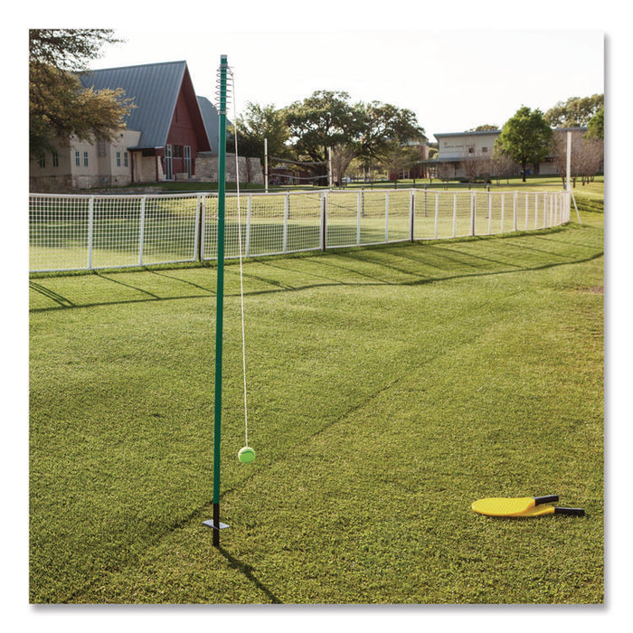 Tether Tennis Game Set, Two Paddles, Two Tennis Balls
