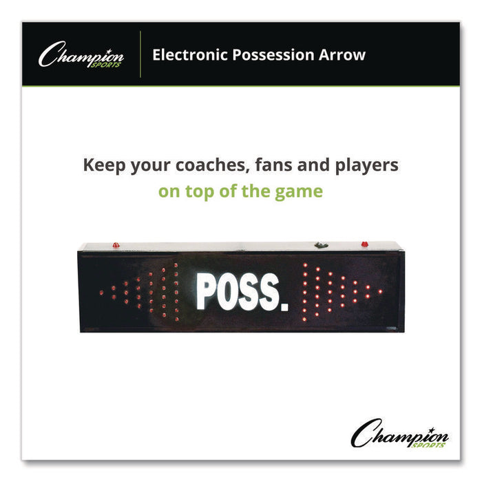 Electronic Possession Arrow, 21" x 3" x 6", Black Face, Red Graphics