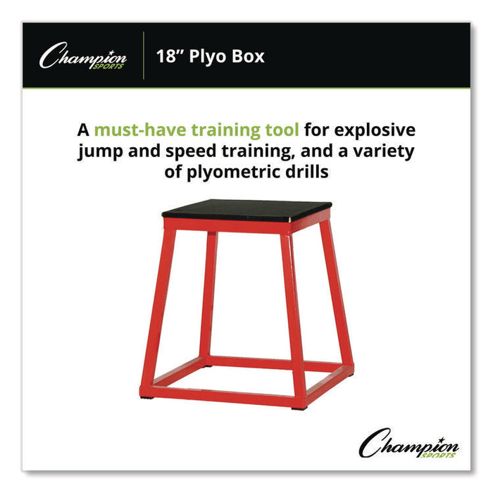 Plyo Box, 18" h, 18 x 18 Base