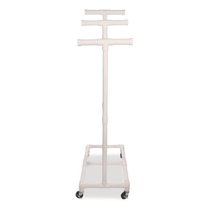 Jump Rope and Hoop Cart, Plastic, 19 x 28 x 69, White