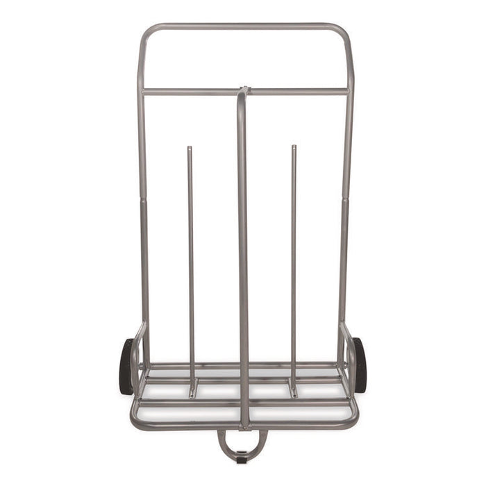 Scooter Storage Cart, Metal, 132 lb Capacity, 16 x 32 x 48, Silver