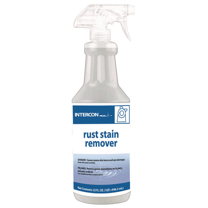 Rust Stain Remover, Unscented, 32 oz Spray Bottle, 6/Carton